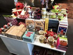 Souvenirs at the shop of the Zaans Museum at the Zaanse Schans neighbourhood