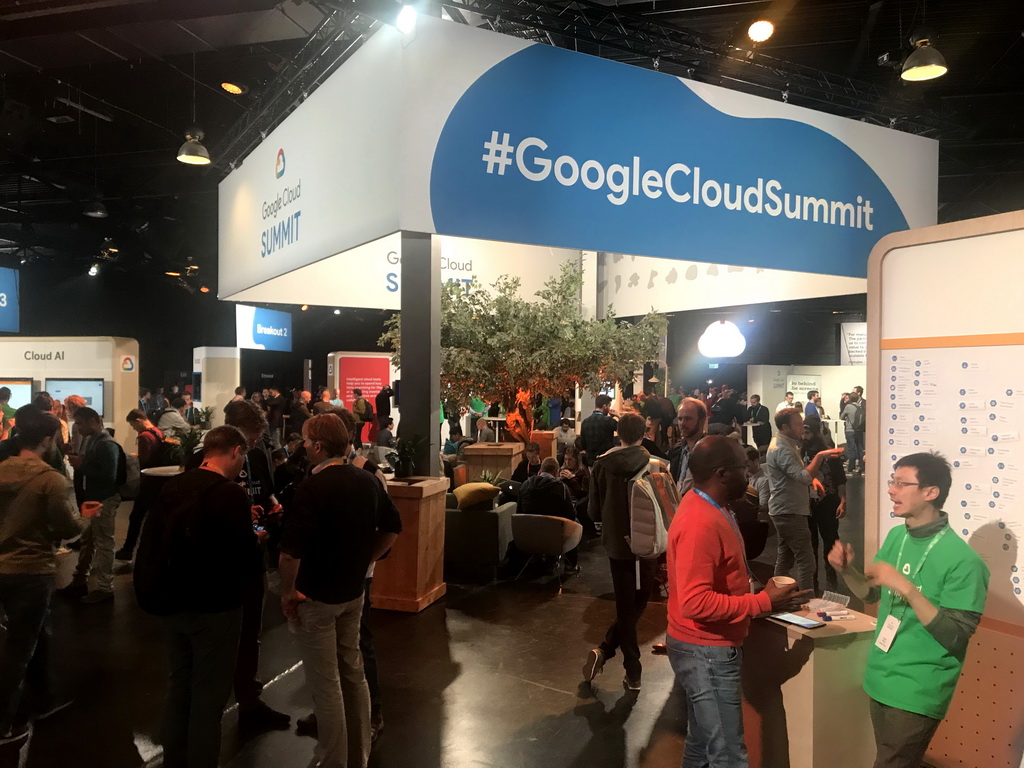 Interior of the Taets Art and Event Park at the Hemkade street, during the Google Cloud Summit 2018