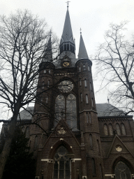 Front of the Sint-Bonifatiuskerk church at the Oostzijde street