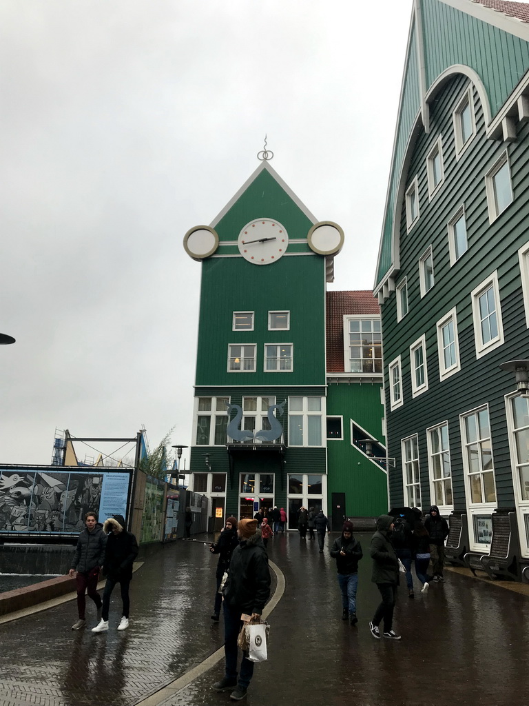 Front of the Zaandam Railway Station at the Stadhuisplein square