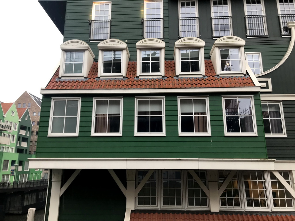 Windows at the front of the Inntel Hotel at the Ankersmidplein square