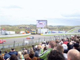 A1 race cars at Circuit Zandvoort, during the Sprint Race of the 2007-08 Dutch A1 Grand Prix of Nations