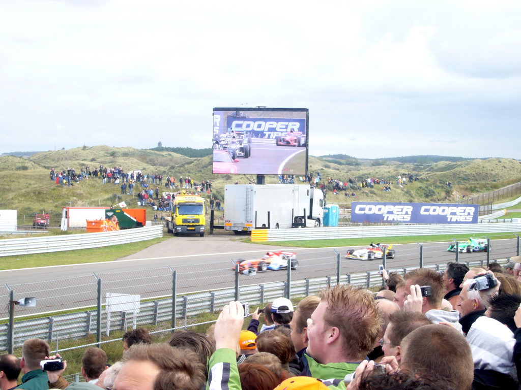 A1 race cars at Circuit Zandvoort, during the Sprint Race of the 2007-08 Dutch A1 Grand Prix of Nations