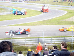 A1 race cars at Circuit Zandvoort, during the Sprint Race of the 2007-08 Dutch A1 Grand Prix of Nations