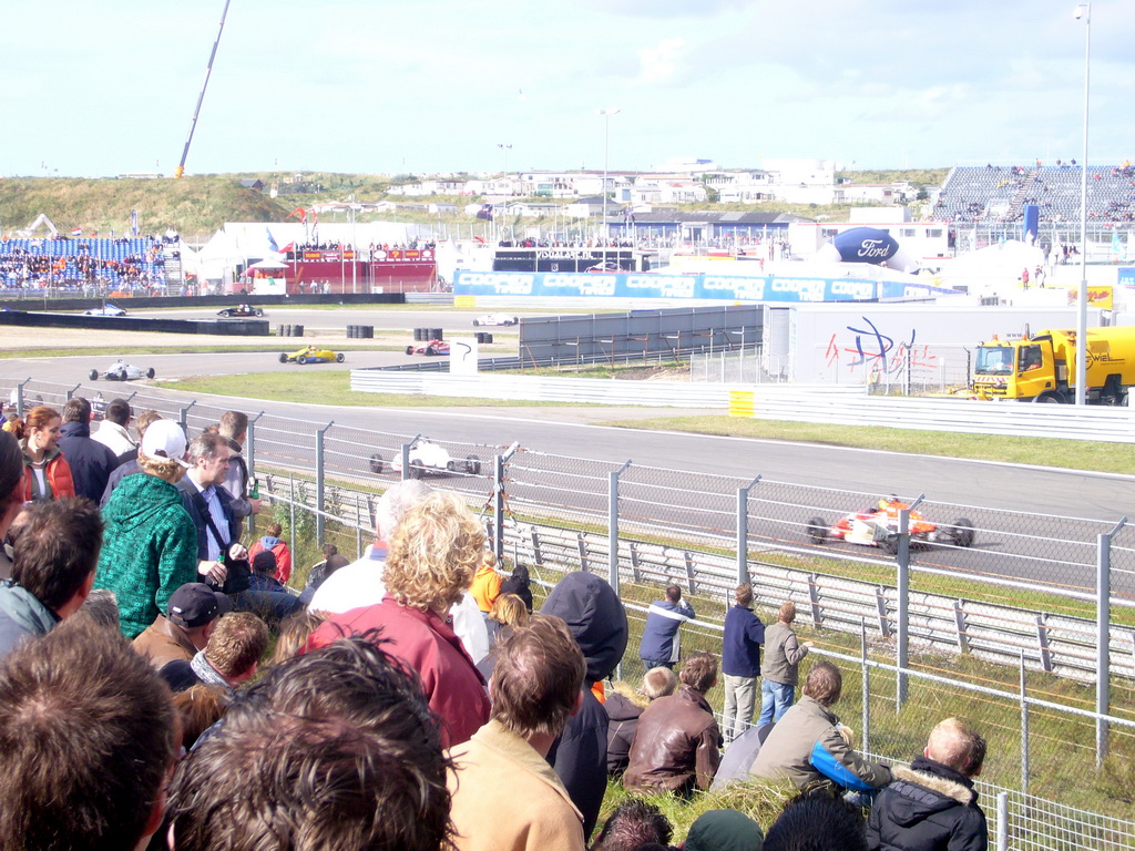 Old race cars at Circuit Zandvoort, during the break of the 2007-08 Dutch A1 Grand Prix of Nations
