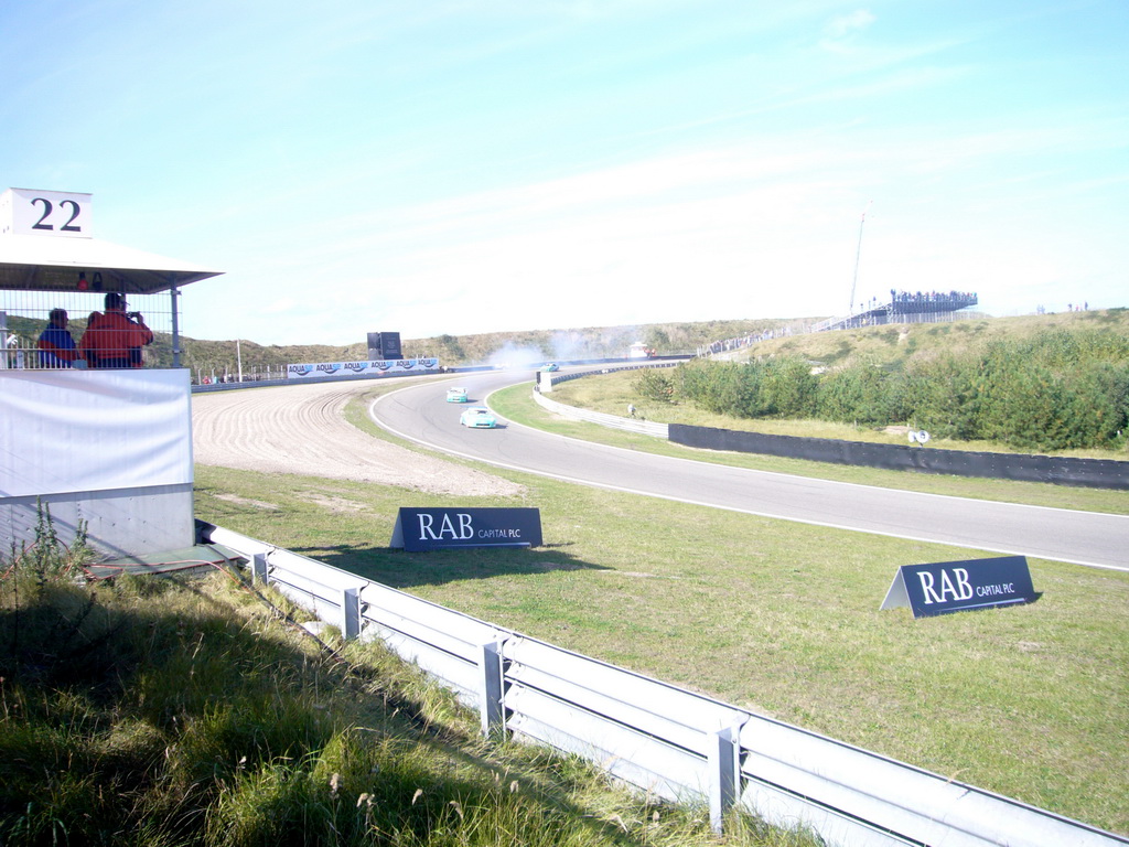 Race cars at Circuit Zandvoort, during the break of the 2007-08 Dutch A1 Grand Prix of Nations