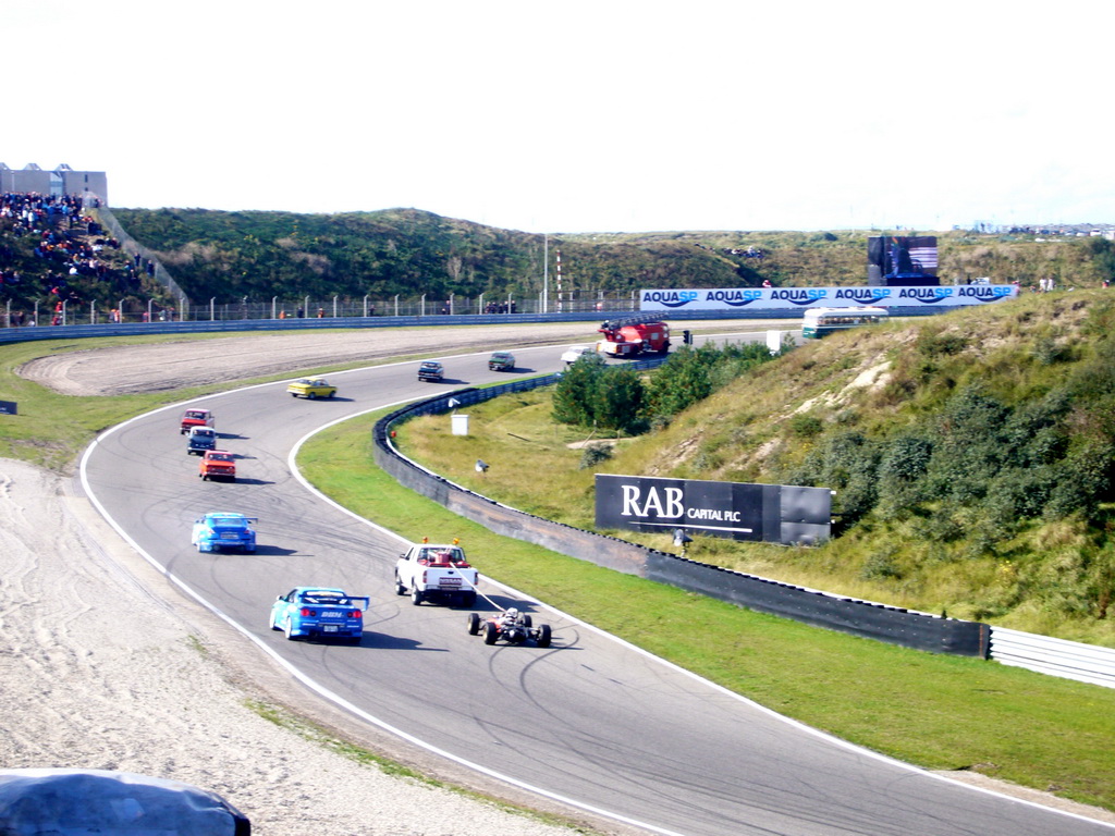 Old cars at Circuit Zandvoort, during the break of the 2007-08 Dutch A1 Grand Prix of Nations