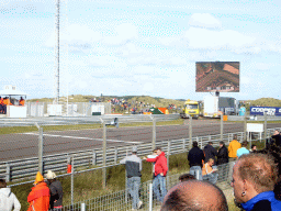 Screen at Circuit Zandvoort, during the Main Race of the 2007-08 Dutch A1 Grand Prix of Nations