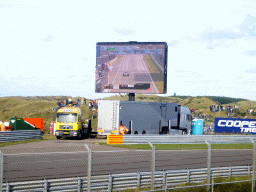 Screen at Circuit Zandvoort, during the Main Race of the 2007-08 Dutch A1 Grand Prix of Nations