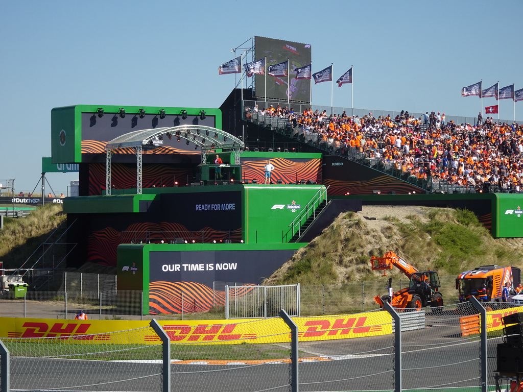 Interval act on the Arena Stage at Circuit Zandvoort, viewed from the Eastside Grandstand 3