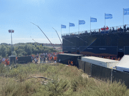 Fans at the back side of the Eastside Grandstand 4 at Circuit Zandvoort