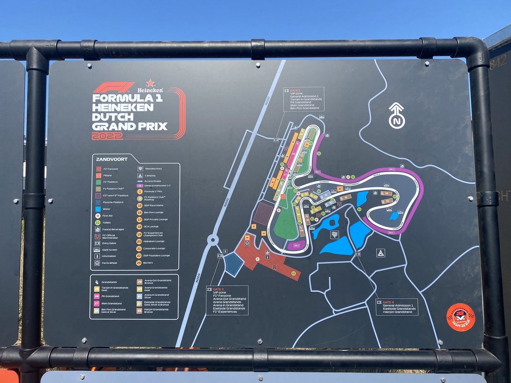 Map of Circuit Zandvoort