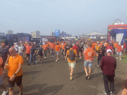 Fans at the F1 Fanzone at Circuit Zandvoort, during the Porsche Mobil 1 Supercup Race