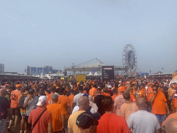 Fans and the Ferris Wheel at the F1 Fanzone at Circuit Zandvoort, during the Porsche Mobil 1 Supercup Race