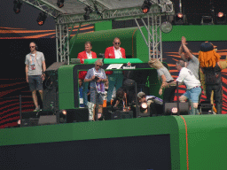 The Formula 1 Heineken Dutch Grand Prix 2022 trophy on the Arena Stage at Circuit Zandvoort, viewed from the Eastside Grandstand 3