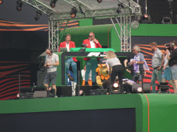 The Formula 1 Heineken Dutch Grand Prix 2022 trophy on the Arena Stage at Circuit Zandvoort, viewed from the Eastside Grandstand 3