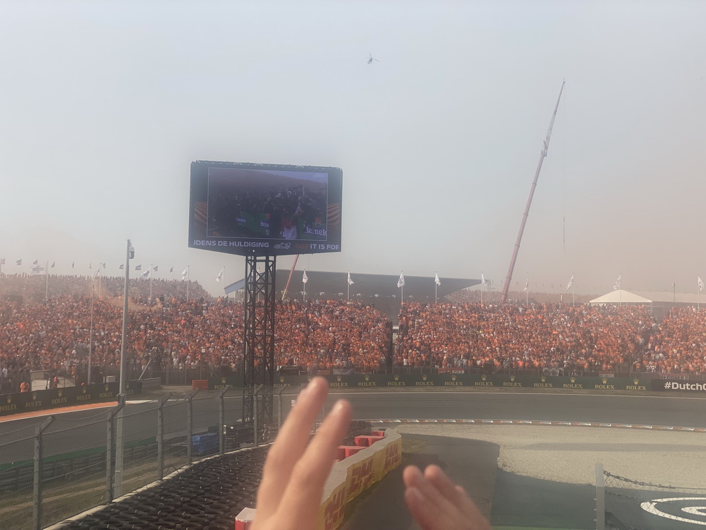 The Hans Ernst Chicane at Circuit Zandvoort, viewed from the Eastside Grandstand 3, right after the Formula 1 Race