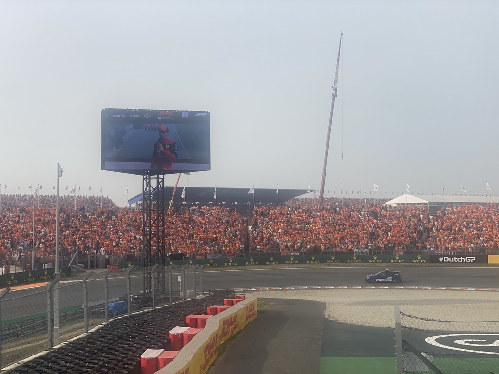 The Hans Ernst Chicane at Circuit Zandvoort, viewed from the Eastside Grandstand 3, right after the Formula 1 Race