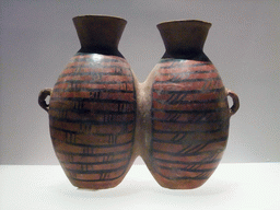Twin pottery jar at the Henan Provincial Museum