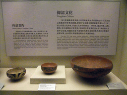 Painted pottery of Yangshao culture, at the Henan Provincial Museum, with explanation