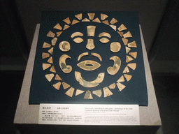 Face mask embellished with jades, at the Henan Provincial Museum