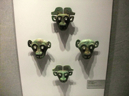 Ancient bronze masks at the Henan Provincial Museum
