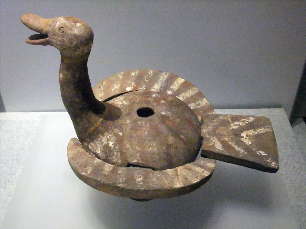 Painted pottery duck at the Henan Provincial Museum