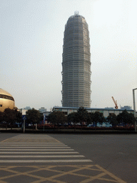 The Greenland Square building at the Zhengdong New Area