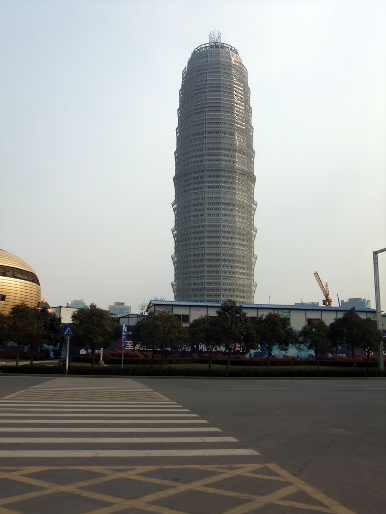 The Greenland Square building at the Zhengdong New Area