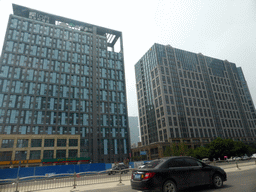 Buildings at Zhengguang Road, viewed from the car