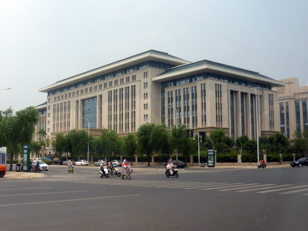 Building at Zhengguang Road, viewed from the car