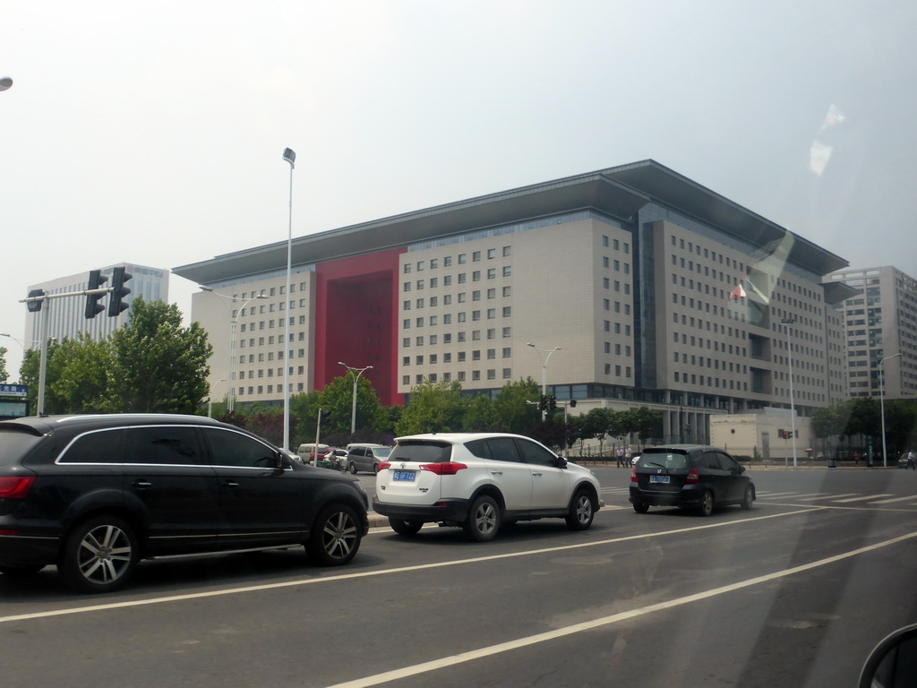 Buildings at Zhengguang Road, viewed from the car