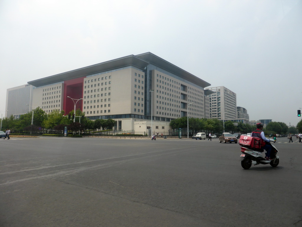 Buildings at Zhengguang Road, viewed from the car