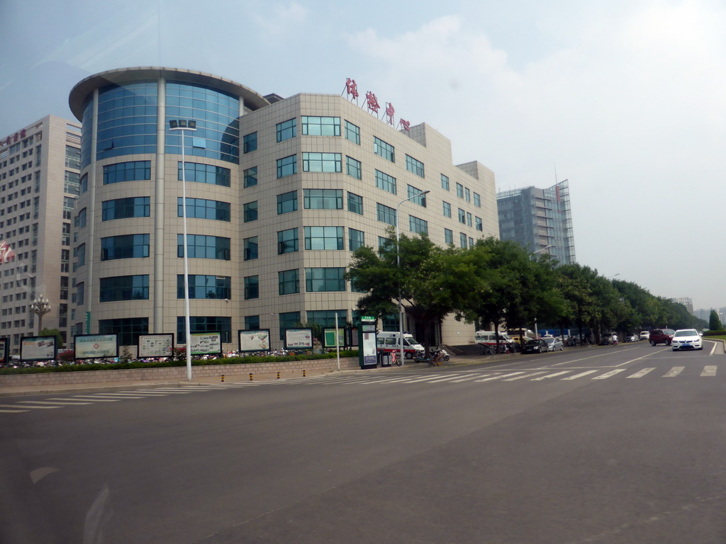 Buildings at Minsheng Road, viewed from the car