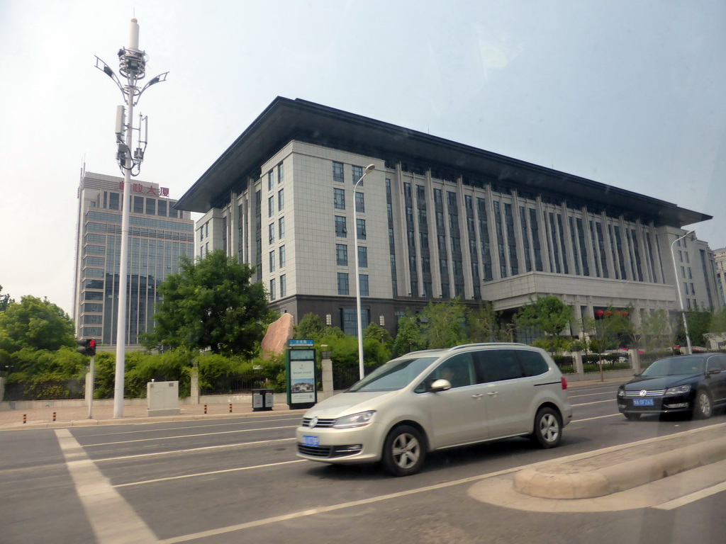 Buildings at Zhengguang Road, viewed from the car