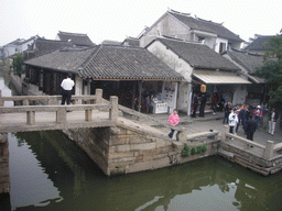 Bridge over a canal at the Zhouzhuang Water Town