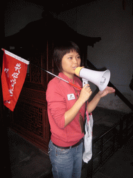 Our tour guide at the Zhouzhuang Water Town