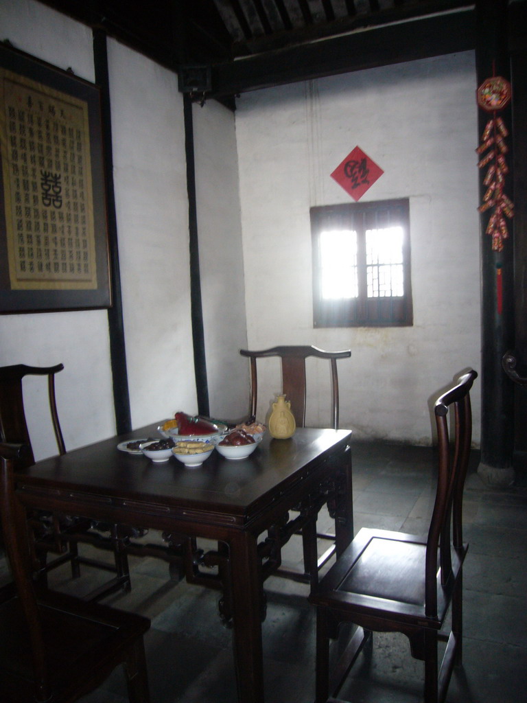 Interior of a house at the Zhouzhuang Water Town