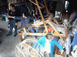 People making clothes at the Zhouzhuang Water Town
