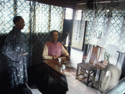 Statues in a museum at the Zhouzhuang Water Town