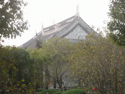 Front of a temple, on the way back to Shanghai