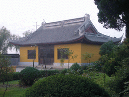 Front of a temple, on the way back to Shanghai