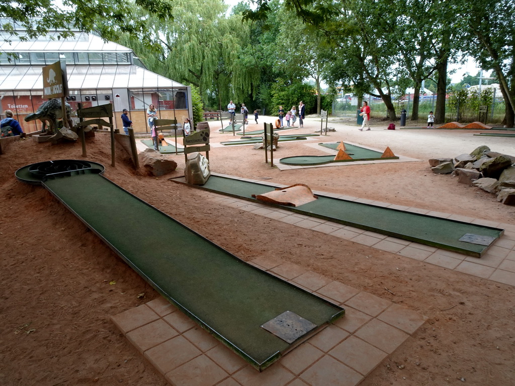 Minmigolf area at Dinoland Zwolle