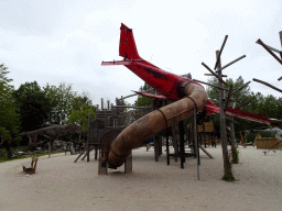 Airplane and playground at Dinoland Zwolle