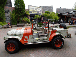 Jeep at the main square of Dinoland Zwolle